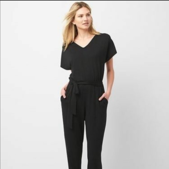 GAP Pants - Black GAP softspun jumpsuit, size xs